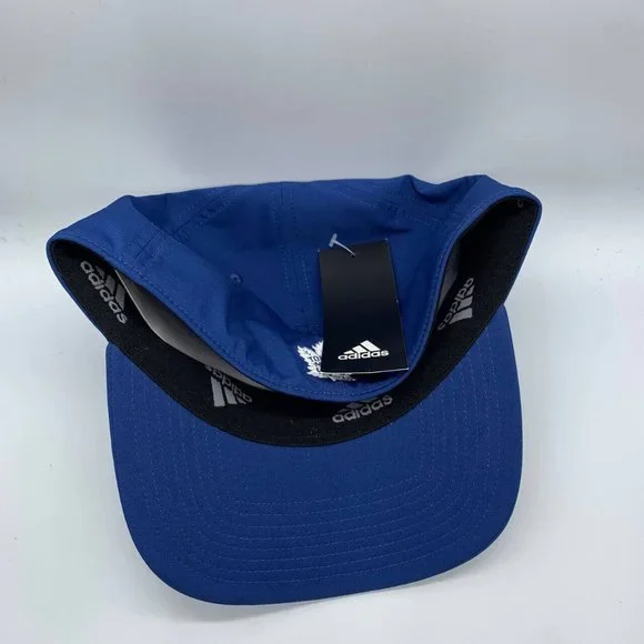 Toronto Maple Leafs NHL M/L Blue Adidas Aerowarm Hat Fitted Cap Mens - Picture 4 of 5